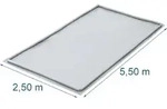 Vorzeltboden mit aufblasbarem Rand 2,5 x 5,5 Meter &Uuml;berschwemmungsschutz...