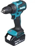 Makita DDF490Z, Handbohrmaschine, Ohne Schl&uuml;ssel, B&uuml;rstenlos, Bohrer, Blau,