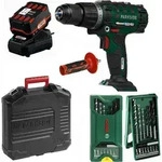 PARKSIDE 20V Schlagbohrschrauber PSBSA 20-Li C3 Akku 4 Ah+Bosch Bit + Bohrer Set