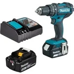 Makita DHP482RFE, Handbohrmaschine, Schwarz, Blau, 1,3 cm, 1900 RPM, 3,8 cm, 1,3 cm -