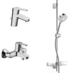 Hansa Bad-Armaturen-Paket HANSAPRIMO chrom - Silber