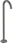 HansGrohe 38412340, HansGrohe Wanneneinlauf AXOR UNO bodenst gebogen brushed black