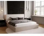 GRAINGOLD Polsterbett 160x200 Monaco - Doppelbett mit Bettkasten, Samtstoff &