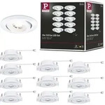 Paulmann LED Einbauleuchte 10er-Set schwenkbar - Wei&szlig;