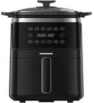 Heinner Fry&Grill HAFG-B5BK2600 Hei&szlig;luftfritteuse, 2600 W, Fassungsverm&ouml;gen 5 L, 6