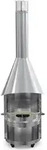 Gartenkamin asado&reg; Fuego 70 cm Edelstahl silber inkl. Aschekasten, Grillrost, Ablage