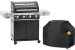 R&Ouml;SLE BBQ Gasgrill Videro G4-S Vario+ Schwarz mit Schutzhaube XL - Schwarz