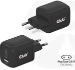 Club3D Ladeger&auml;t 2xUSB Typ C. 1xUSB Typ A. PD 65W. GaN retail - Schwarz