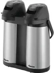 Bartscher Isolierpumpkanne Duo 1,9L-ST - Silber/Schwarz