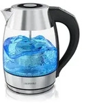 Arendo Wasserkocher mit Temperatureinstellung 40&deg; - 100 &deg;C & Anzeige,...