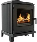 Gu&szlig;eisen Kaminofen KRATKI K11 &Oslash; 150 6 kW - Schwarz