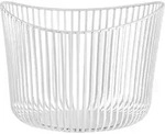 Blomus Aufbewahrungskorb Modo, Stahl pulverbschichtet, White, 31.5 cm, 66431 - Wei&szlig;