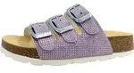 Superfit FUSSBETTPAN Kinderschuhe M&auml;dchen Pantoletten Violett Freizeit,