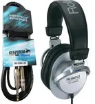 Roland RH-200S Silver mit 3m Verl&auml;ngerungskabel