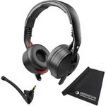 Rode Kopfh&ouml;rer NTH-50 mit Headset-Mikrofon und Tuch - Schwarz