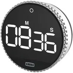 Hama Rotation Digitaler K&uuml;chentimer Schwarz - Silber (00185858) -...