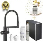 Blanco Set Trinkwasserarmatur Choice Icona Schwarz Matt + K&uuml;hl- und