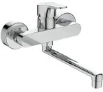 Wand-K&uuml;chenarmatur CERABASE Ausladung 200mm chrom chrom - Silber