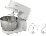 Gorenje K&uuml;chenmaschine MMC800CW, Standmixer, Wei&szlig;, Kneten, Mixen, Verquirlen,...