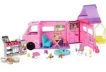 Barbie Super Abenteuer-Camper Spielset (mit Dachzelt, Grill mit Farbwechseleffekt und