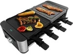 CECOTEC Raclette Cheese&Grill 16000 Inox Mixgrill - Schwarz/Grau