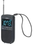 Camry | Tragbares Miniradio | CR 1905 | Weckfunktion | Schwarz - Transparent