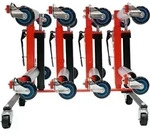 KS Tools performance Aufbewahrungsgestell mit vier hydraulischen Rangierhilfen, 5-tlg