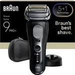 Braun Series 9 Pro+ 9610S, Folienschaber, Schwarz, Tasten, Ladend, Akku, Lithium-Ion