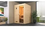 weka Massivholz-Sauna VALIDA Gr. 1 Sparset 4,5 kW BioS inkl. digitaler Steuerung,