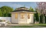 weka Saunahaus KURIKKA OS 7,5 KW natur x B x T x H x 298 x 298 x 315 - Braun