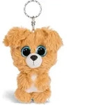 NICI GLUBSCHIS Schl&uuml;sselanh&auml;nger Hund Lollidog, Schl&uuml;sselring, Braun, Wei&szlig;,