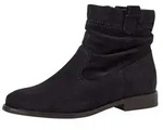 Tamaris Damen Boots Leder, blau, 36 EU
