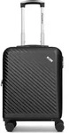 CHECK.IN Paradise 2.0 4 Rollen Kabinentrolley S 55 cm mit Dehnfalte - Schwarz