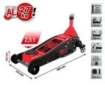 KS Tools performance Hydraulischer Aluminium-Wagenheber, 2500 kg, Hubh&ouml;he:...