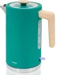 Briebe KT1165GRE, 1,7 l, 2200 W, Gr&uuml;n, Edelstahl, Wasserstandsanzeige,