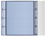 BTICINO Abdeckung f&uuml;r Ruftastenmodule von SFERA Aluminium, 4 Ruftasten, Farbe: