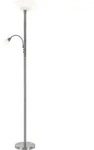 Globo Lighting Stehleuchte Metall verchromt, 1x E14 - Silber