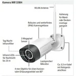 Indexa 26660 3MP WLAN-&Uuml;berwachungskamera WR120B4 - Wei&szlig;