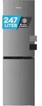 Heinrich ́s K&uuml;hlgefrierkombination 247L &ndash; Inox, 165L K&uuml;hl-/82L Gefrierteil, LED,