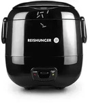 REISHUNGER Mini Reiskocher, schwarz | 0,3 L 1-2 Portionen | hochwertige