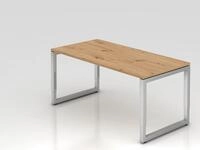 B&uuml;ro Schreibtisch 160x80 cm Modell RS16 mechanische H&ouml;heneinstellung