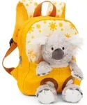 NICI Rucksack mit Pl&uuml;schtier Koala gelb 21x26cm - Gelb