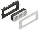 HKL Dreifachsteckdoseneinheit weiss KES-3.3.3 - Wei&szlig;