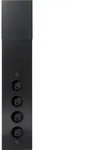 Thebo Ecksteckdose 17588 Schwarz 4fach ST 3007 320 mm - Schwarz