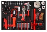 KS TOOLS &Ouml;l- / und Reifendienst-Satz in Schaumstoffeinlage, 43-tlg ( 811.0043 )