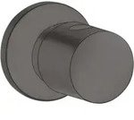 hansgrohe Fertigmontageset Axor Uno UP-Absperrventil, brushed black chrome - Schwarz