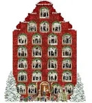 Wand-Adventskalender - Nostalgisches Weihnachtshaus