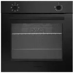 Respekta Glas-Einbaubackofen autark Janis, mattschwarzer T&uuml;r und Bedienblende, 72 l,