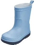 Playshoes Regenstiefel Uni Kinder Gummistiefel, Blau, 24 EU - Blau - 24