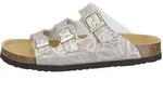 Dr. Brinkmann Damen Pantolette mit Muster und drei Riemen mit Schnallen, Gr&ouml;&szlig;e:37
